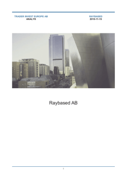 Analys av Raybased 2015-11-15