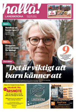 LANDSKRONA - Netpublicator