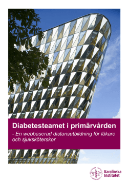 Diabetesteamet i primärvården