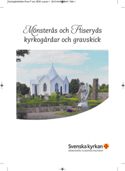 Mönsterås och Fliseryds kyrkogårdar och gravskick