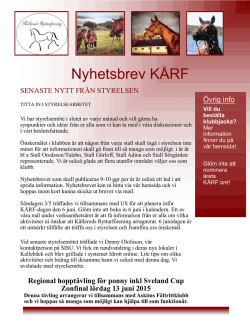 Till Nyhetsbrevet! - IdrottOnline Klubb