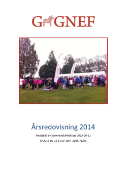 Gagnefs kommun - Årsredovisning 2014-12