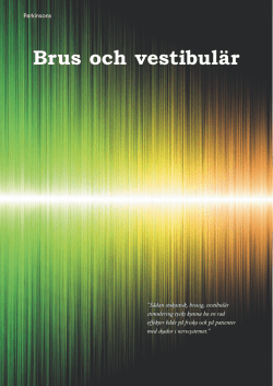 Läs hela artikeln - Neurologi i Sverige