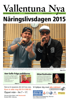 Öppet mån - fre 7 – 17.