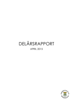 Delårsrapport 150430