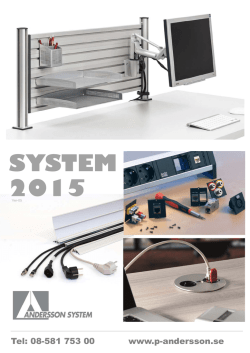 Katalog SYSTEM 2015 - Peter Andersson AB