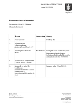1 I - Kungsbacka kommun