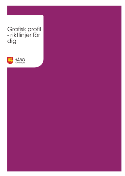 Grafisk manual, pdf 5,9 Mb