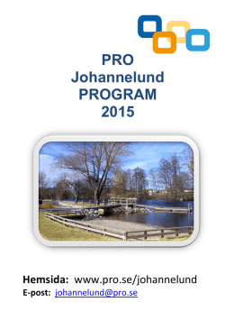Programblad 2015-16