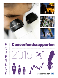 CanCerfondsrapporten 2015