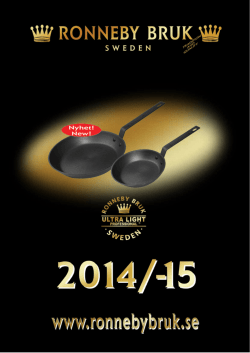 the new range of fry pans made in light weight cast iron.