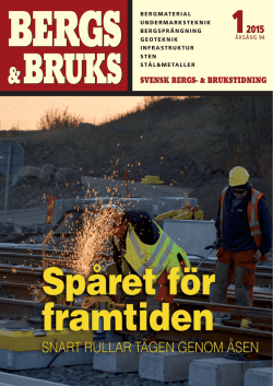 SBB 1/2015 - Svensk Bergs