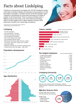 Facts about Linköping