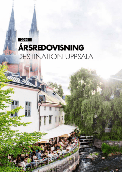 Destination Uppsalas årsredovisning 2014