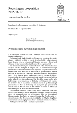 Internationella skolor, Prop. 2015/16:17 (pdf 781 kB)