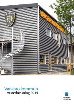 Vansbro kommun årsredovisning 2014