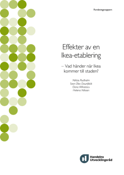 Effekter av en Ikea-etablering