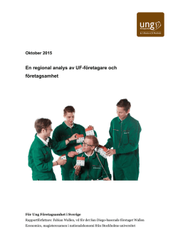 PDF En regional analys av UF-företagare och företagsamhet