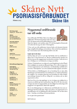 PSO infoblad hösten 2015 (PDF