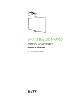 SMART Board M600i6 interactive whiteboard system configuration