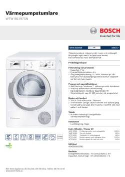 Bosch WTW 86197SN