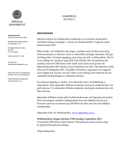 Brevpapper med logga - Uppsala universitet