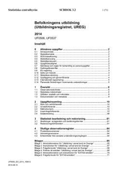 Befolkningens utbildning, 2014