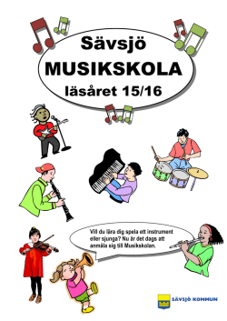 Information Musikskolan läsåret 2015/2016