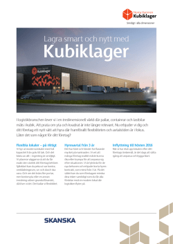 Kubiklager - Skanska.com
