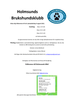 Holmsunds Brukshundsklubb
