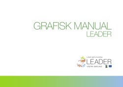 Grafisk manual LEADER