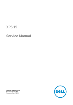 XPS 15 9550 Service Manual