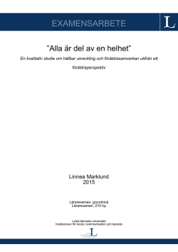 EXAMENSARBETE - pure.ltu.se - Luleå tekniska universitet