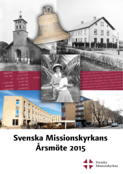 Svenska Missionskyrkans Årsmöte 2015