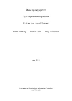 Övningar+Lösningar - Electrical and Information Technology