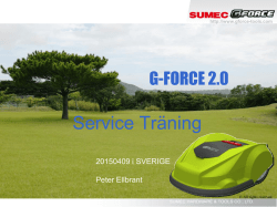 Service 2015 GFORCE 2.0