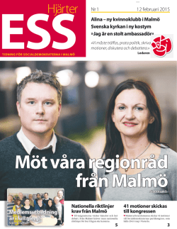Hjärter Ess Februari 2015 - Socialdemokraterna i Malmö