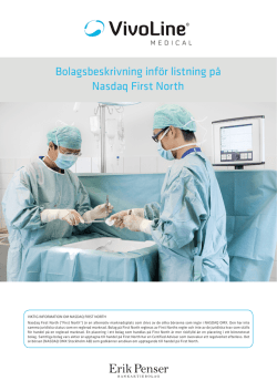 vivoline bolagsbeskrivning 150227