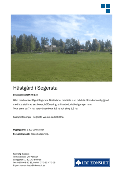 Hästgård i Segersta