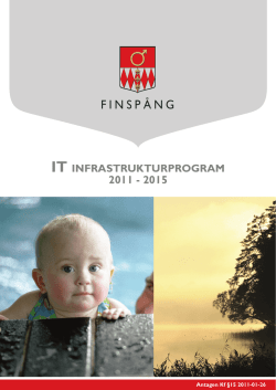 it infrastrukturprogram 2011 - 2015