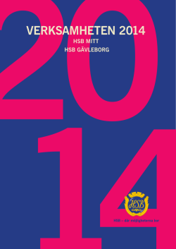 Årsredovisning 2014