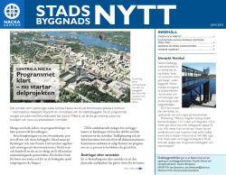 Stadsbyggnadsnytt juni 2015, Nacka kommun