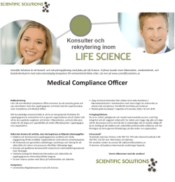 Medical Compliance Officer