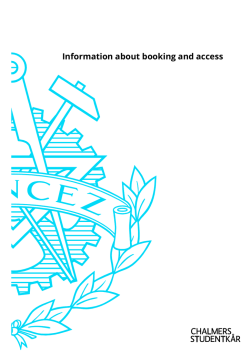 Information about booking and access