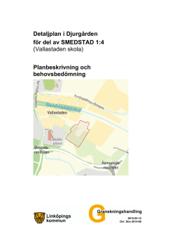 Granskning - planbeskrivning