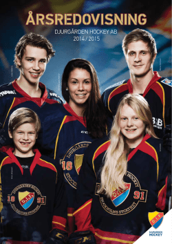 DJURGÅRDEN HOCKEY AB 2014 / 2015