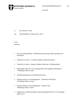 Tekniska nämnden 2015-06-08