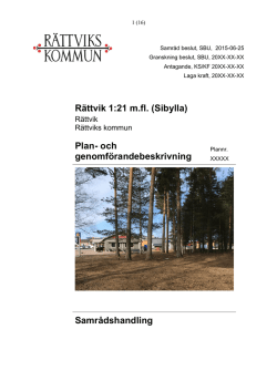 Planbeskrivning