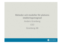 5 Anders Granberg AB 6 maj