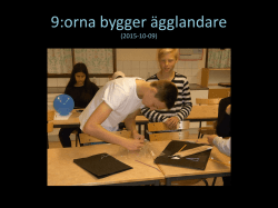 9:orna bygger ägglandare (2015-10-09)